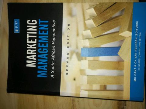 Marketing management : a South African perspective text book