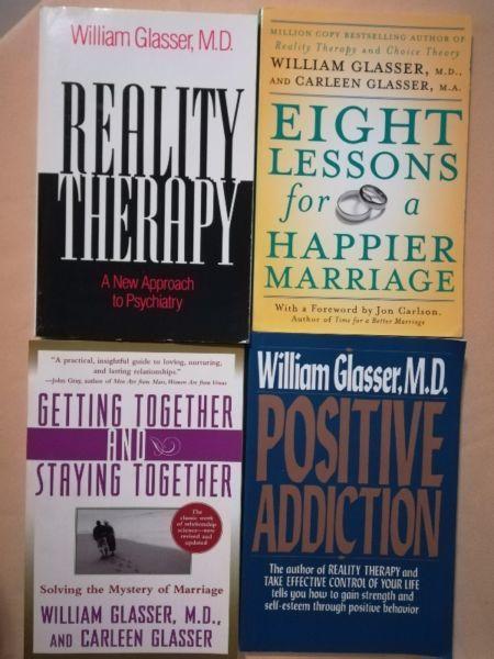 William & Carleen Glasser (8 books for R100) author of Choice Theory, etc