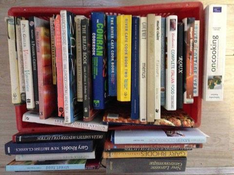 36 cookery books