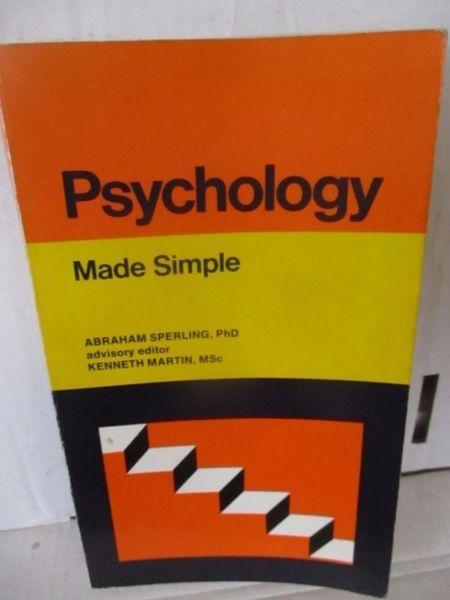 Psychology;Made Simple---Abraham Spering,Phd/ADvisory Editor Kenneth Martin,Msc