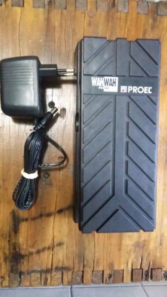 WAH WAH pedal by PROEL WITH PowerSupply! EXCELLENT CONDITION SeePics!