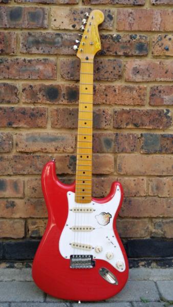 Trades or sell: 50's Squier Classic Vibe Fiesta Red strat