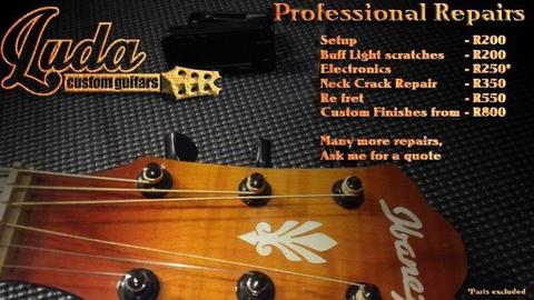 Professional Guitar Repair from R200