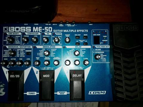 Boss ME50 guitar fx pedal