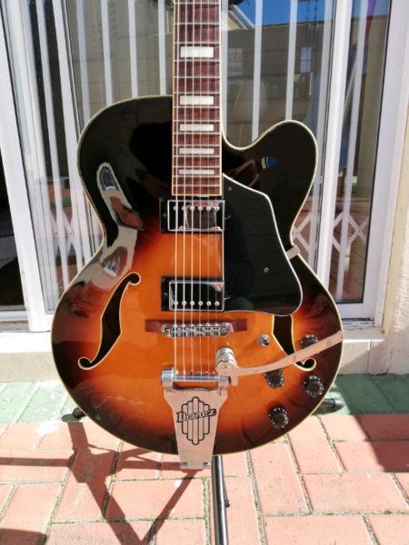 Ibanez AF-75 with Bigsby style tremolo