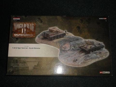 Limited Edition Collector's Item: WW2 T-34 &Tiger Tank set