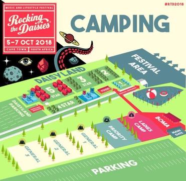Rocking the Daisies 2018 Priority Camping Tickets