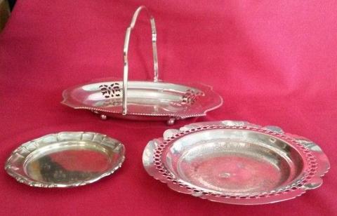 CLEARANCE SALE! 3 x Old silver plated items