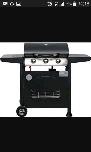 Masterchef 3 burner gas barbecue