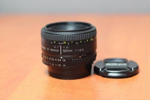 Nikon AF 50mm f1.8 D lens for sale