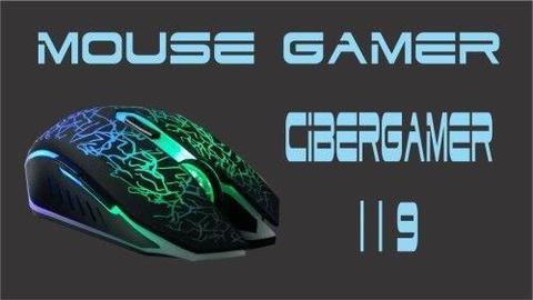 Professional Gamer Mouse 2400 Dpi 6 Buttons Illuminated Usb