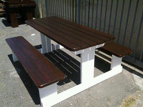 PATIO AND PICNIC BENCHES
