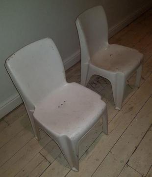 Plastic Chairs (X2)
