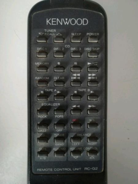 Kenwood remote for sale