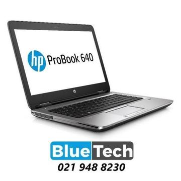 HP ProBook 640 G2 - Core i5, 8GB, 256GB SSD,14inch, 3 Year Guarantee, BLUETECH Computers