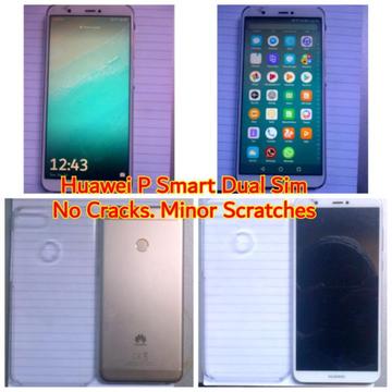 Huawei P Smart Dual Sim 32gig White In Color