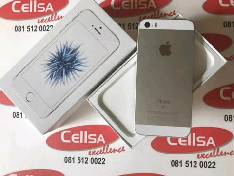 Iphone SE 32g Silver SPOTLESS CONDITION - CellSA Original