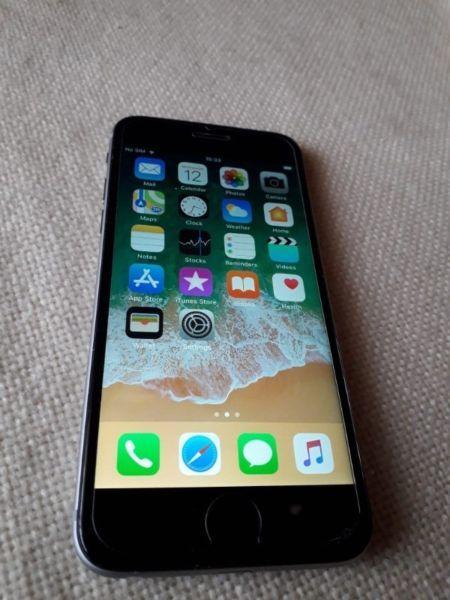 Apple iphone 6 128 gig fingerprint failed with screen protector and pouch only R3500