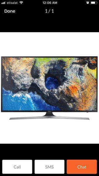 Samsung MU7000 Series 55 Uhd Tv brand new for R9,499.,comes with stand and remote