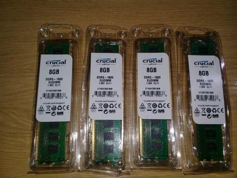 DDR3 8GIG DESKTOP RAM