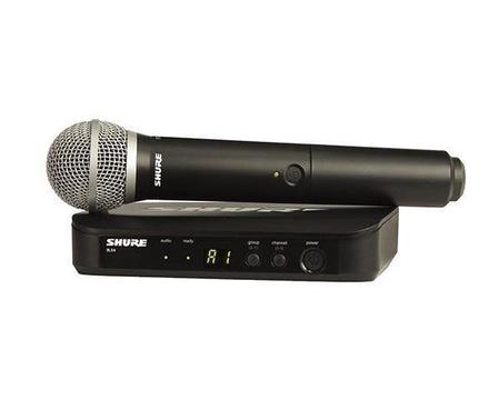 SHURE BLX24 PG58 NEW PG58 Handheld Wireless System