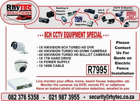 CCTV HIKVISION 8CH Equipment Special