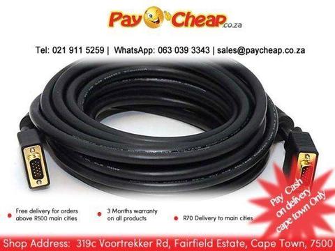 New 25m High Quality Male To Male VGA Cable
