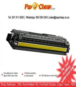 Replacement Toner Cartridge for Samsung CLT506S Yellow, 1500 Pages yield
