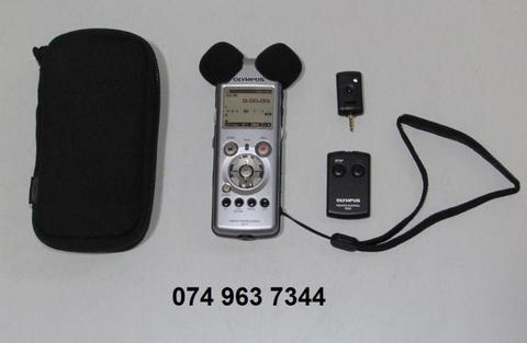 Olympus LS-11 Linear PCM Recorder - Digital voice recorder + Remote Control - WMA, MP3