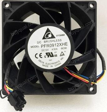 DELTA PFR0912XHE 12V 4.5A 4 wires Cooling Fan