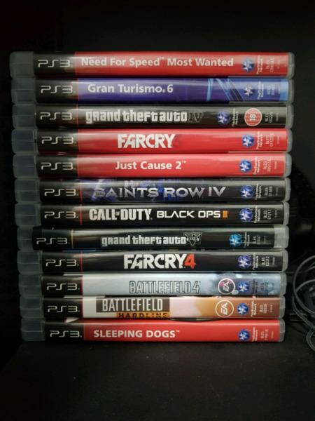 12 Play Station 3 Games
