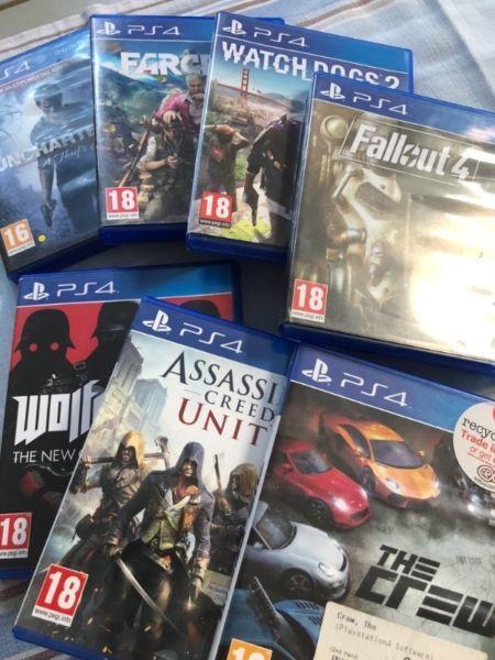 PS4 PS3 games large selection