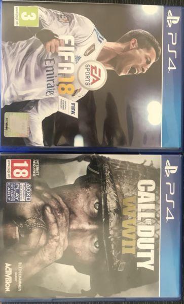 Fifa 18 & COD WWII for R550