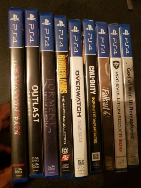 Ps4 games to trade/sale