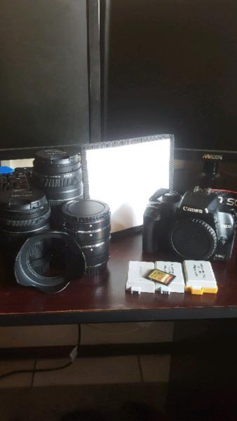 Canon EOS 1000D with Lenses