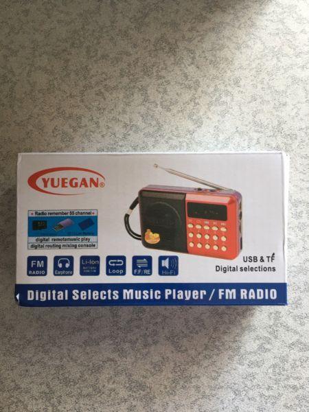 Mini Radio with USB and memory card support