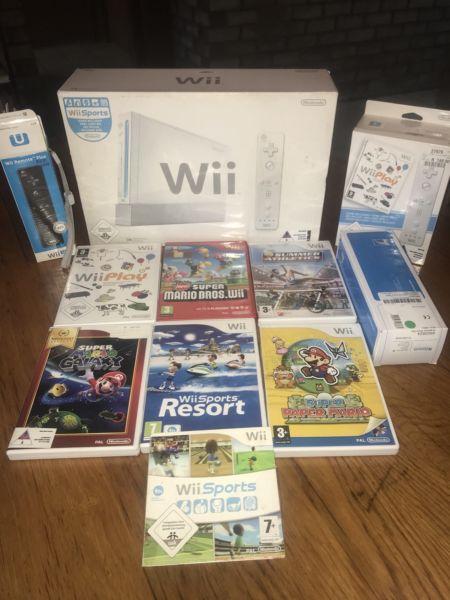 Wii Console, games and accessories
