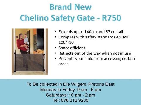Brand New Chelino Safety Gate (Extends up to 140cm )