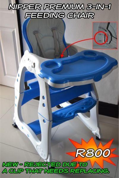 Nipper Premium 3-in-1 Feeding Chair