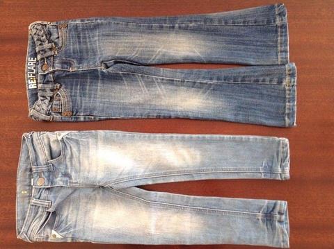 Girls 5-6yrs RE-Flares & Skinny Demin Jeans