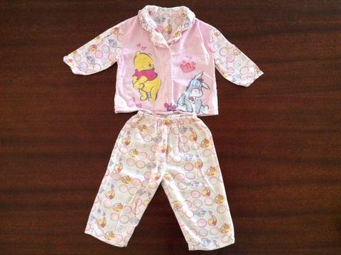 Winnie Pooh Pyjamas Size 1 1/2 - 2yrs