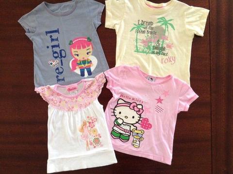 Girls 4-5yrs T.Shirts Barbie, Roxy, Hello Kitty, RE-Girl