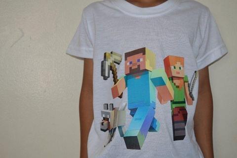 Kids Minecraft & Plants VS Zombies Tshirts