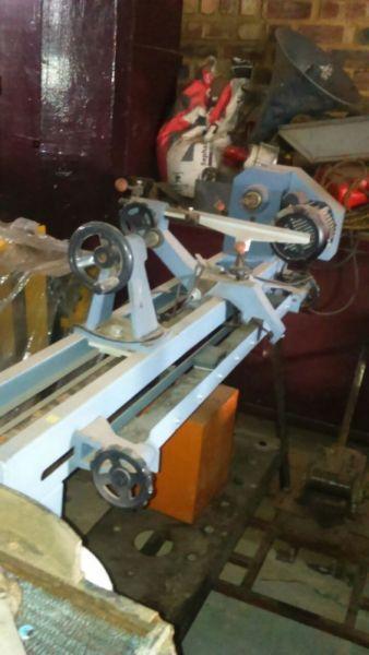 Wooden lathe with copy attachment for sale