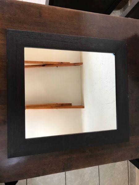 Brown Wooden framed Mirror
