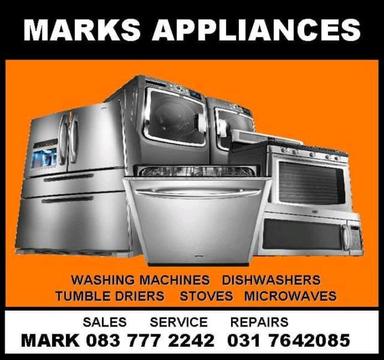 We Supply and Install New and Good Clean Working Second hand Appliance's