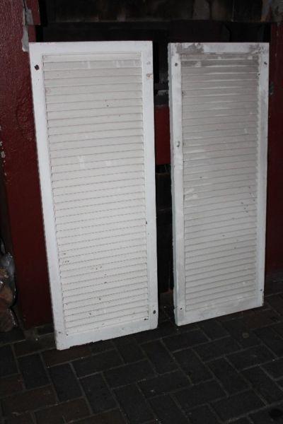Shutter cupboard doors