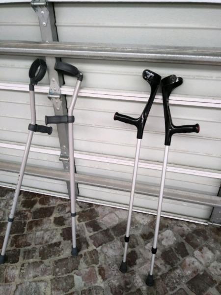 2 Sets of crutches