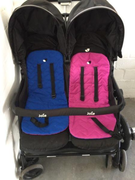 Double Pram in Great Condition