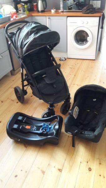 Joie litrax 4 travel system (pram, car chair and base set)